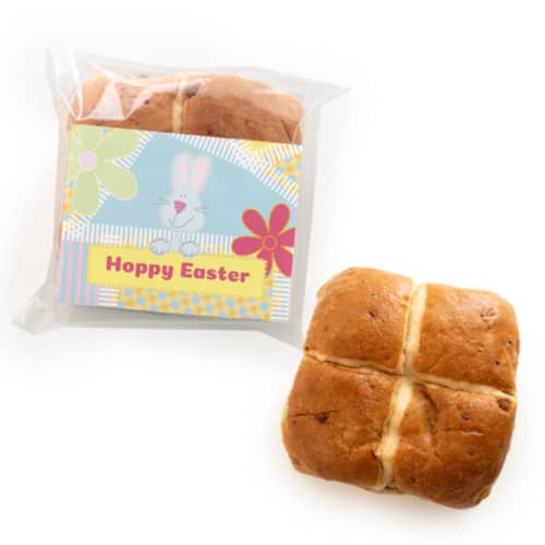 Custom Branded Hot Cross Bun with a full colour design from Total Merchandise