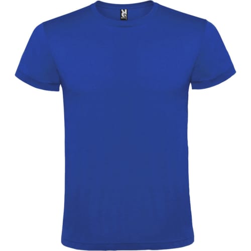 Roly Atomic Unisex Colour T-Shirt in Royal Blue