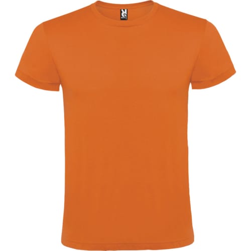 Roly Atomic Unisex Colour T-Shirt in Orange