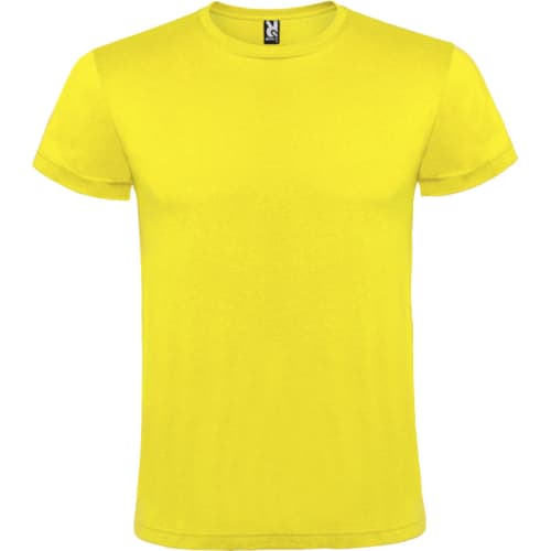 Roly Atomic Unisex Colour T-Shirt in Yellow