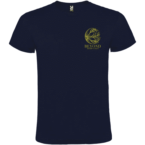 Roly Atomic Unisex Colour T-Shirt in Navy Blue