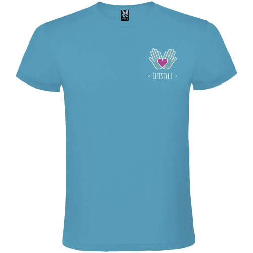 Roly Atomic Unisex Colour T-Shirt in Turquoise