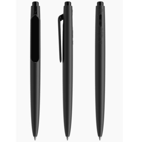 Personalised Prodir DS11 Ballpen with a printed design from Total Merchandise - Black