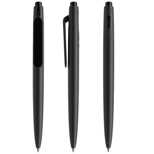 Personalised Prodir DS11 Ballpen with a printed design from Total Merchandise - Black