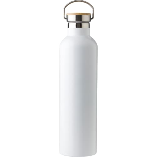 Promotional 1L Stainless Steel Double Walled Water Bottles with a design from Total Merchandise