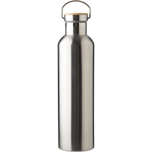 Promotional 1L Stainless Steel Double walled water Bottle with a design from Total Merchandise