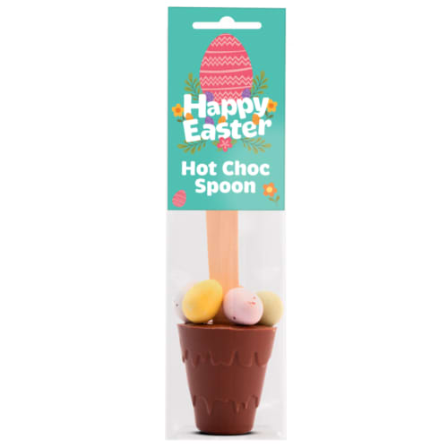 Custom-printed Easter Milk Hot Chocolate Spoon with a design from Total Merchandise