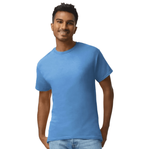 Gildan Heavyweight Ultra Cotton Coloured T-Shirt in Carolina Blue