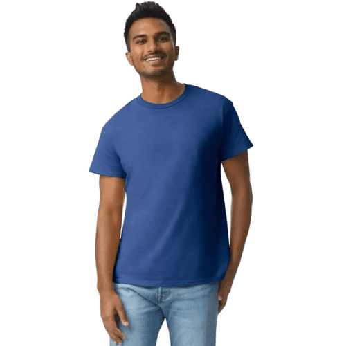 Gildan Heavyweight Ultra Cotton Coloured T-Shirt in Metro Blue
