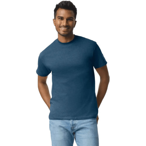 Gildan Heavyweight Ultra Cotton Coloured T-Shirt in Blue Dusk