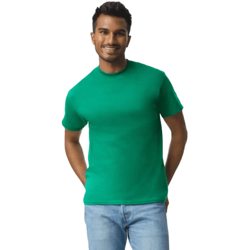 Gildan Heavyweight Ultra Cotton Coloured T-Shirt in Kelly Green