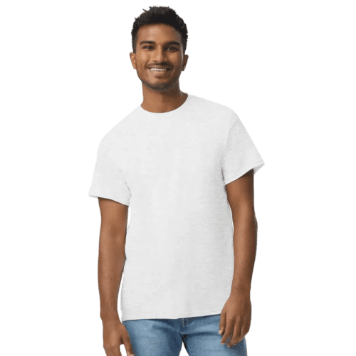 Gildan Heavyweight Ultra Cotton Coloured T-Shirt in Ash