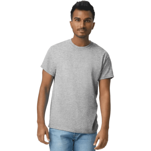 Gildan Heavyweight Ultra Cotton Coloured T-Shirt in Sport Grey