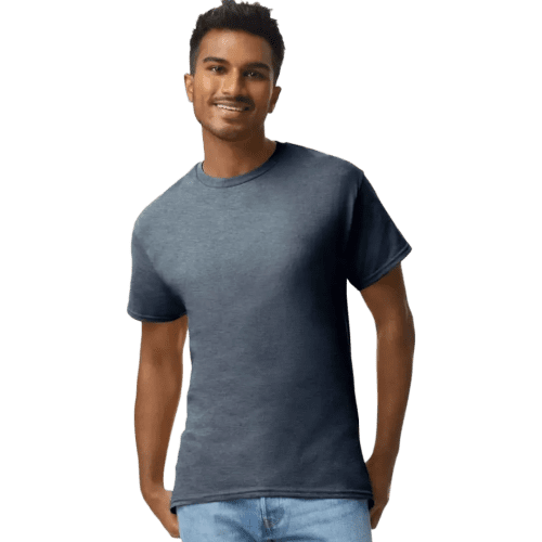 Gildan Heavyweight Ultra Cotton Coloured T-Shirt in Dark Heather Grey