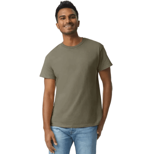 Gildan Heavyweight Ultra Cotton Coloured T-Shirt in Prairie Dust