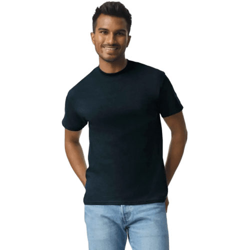 Gildan Heavyweight Ultra Cotton Coloured T-Shirt in Black