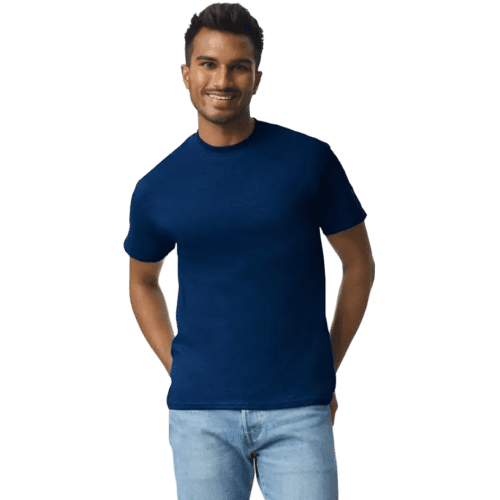 Gildan Heavyweight Ultra Cotton Coloured T-Shirt in Navy