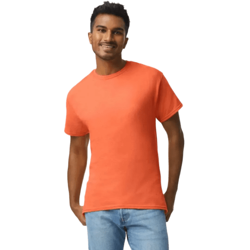 Gildan Heavyweight Ultra Cotton Coloured T-Shirt in Orange