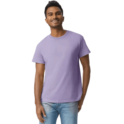 Gildan Heavyweight Ultra Cotton Coloured T-Shirt in Orchid