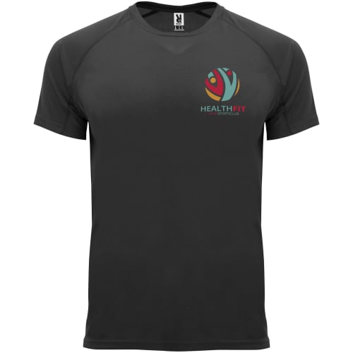 Roly Men's Sports Performance T-Shirt in Black