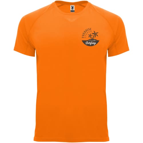Roly Men's Sports Performance T-Shirt in Fluorescent Orange
