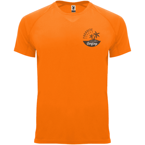 Roly Men's Sports Performance T-Shirt in Fluorescent Orange