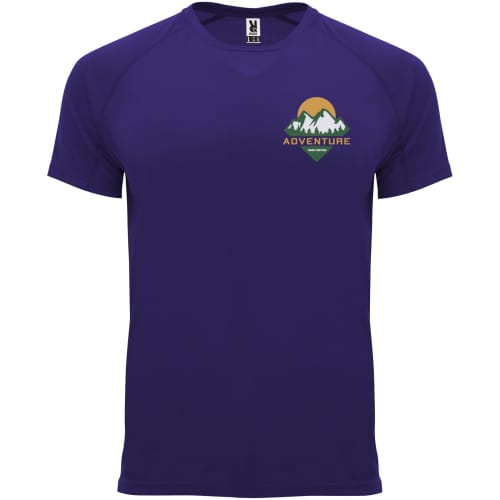 Roly Men's Sports Performance T-Shirt in Mauve
