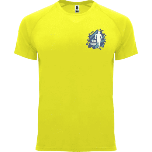 Roly Men's Sports Performance T-Shirt in Flour Yellow