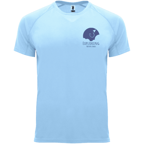 Roly Men's Sports Performance T-Shirt in Sky Blue