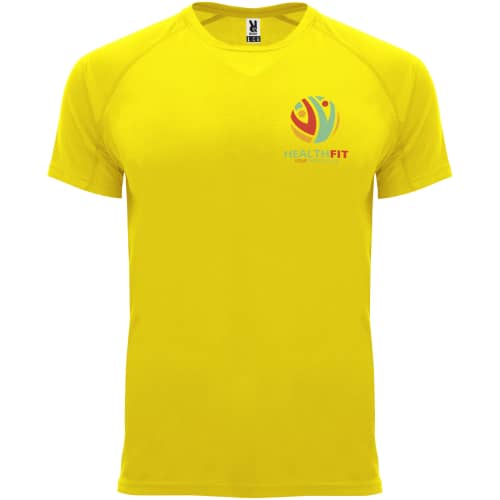 Roly Men's Sports Performance T-Shirt in Yellow