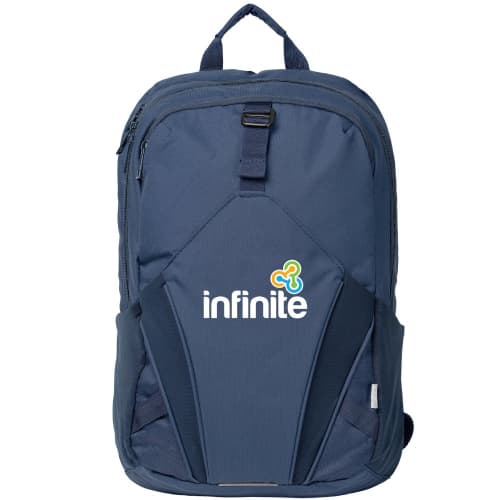 Promotional printed Coastal Threads Everyday Backpack from Total Merchandise - Navy Blue