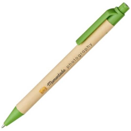 Branded Berk Recycled Carton and Corn Plastic Ballpoint Pen from Total Merchandise