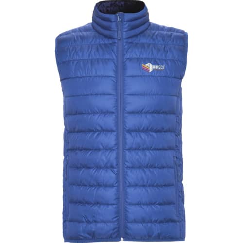 Roly Oslo Men's Insulated Bodywarmer in Electric Blue