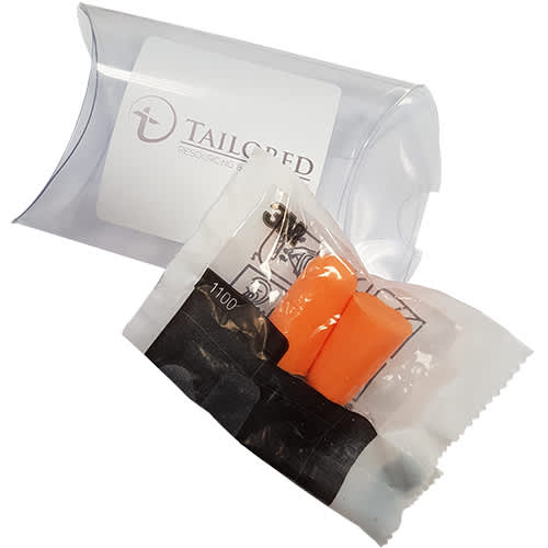 Custom Printed Ear Plugs in a Printed Pack by Total Merchandise