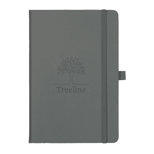 A5 Watson Notebook with Soft Finish in Grey