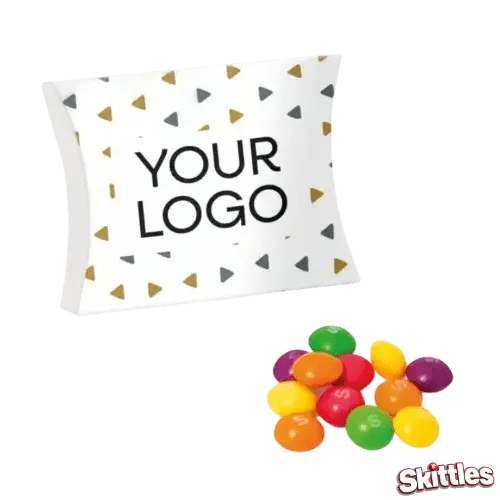 Promotional Large Eco Skittles Pouch printed with your company logo from Total Merchandise