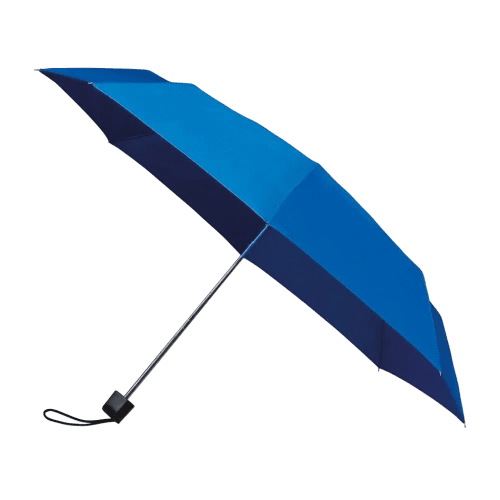 Branded Falconetti Telescopic Umbrella in Royal Blue printed with your logo from Total Merchandise