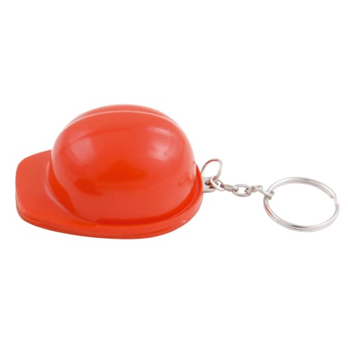Printed Hard Hat Bottle Opener Keyring with a design from Total Merchandise