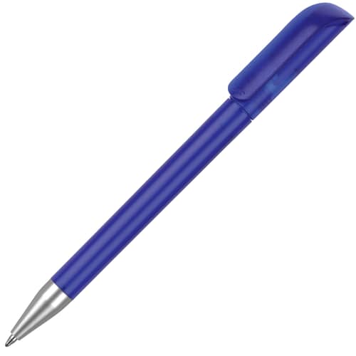 Custom Branded Alaska Frost Ballpen in Blue from Total Merchandise