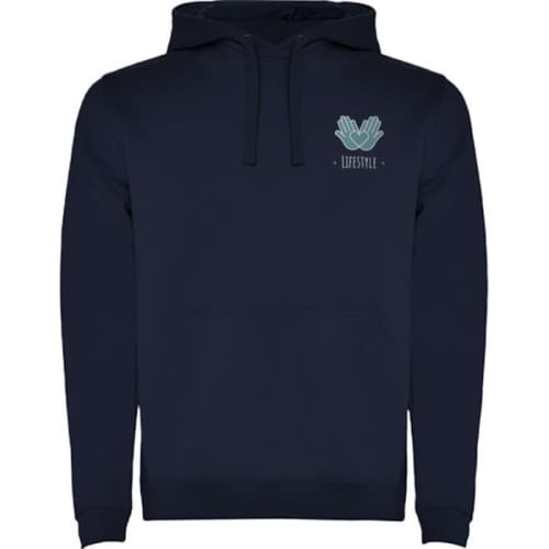 Promotional printed Roly Urban Men's hoodie from Total Merchandise