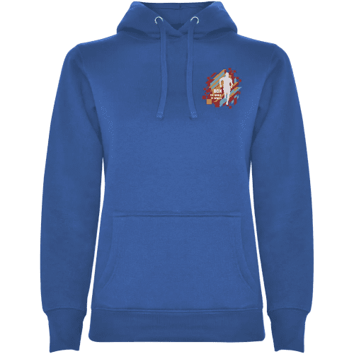 Custom printed Roly Urban Women's Hoodie in royal Blue from Total Merchandise