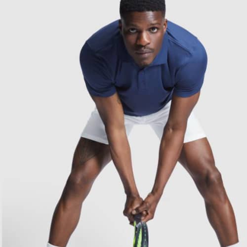 Lifestyle image for the branded Roly Monzha Men's Sports Polo
