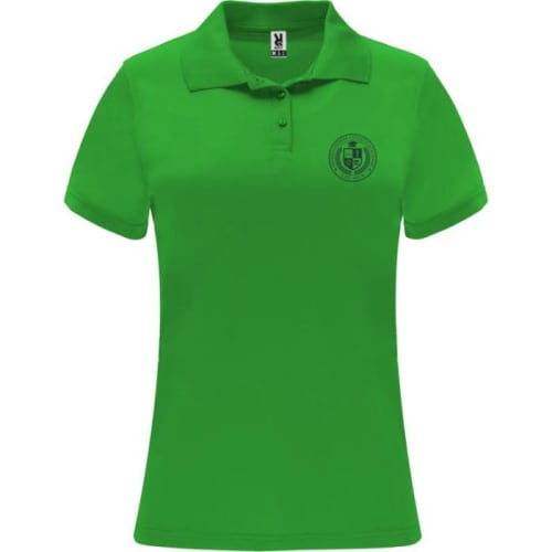 Branded Roly Monzha Short Sleeve Women's Sports Polo in Fern Green from Total Merchandise