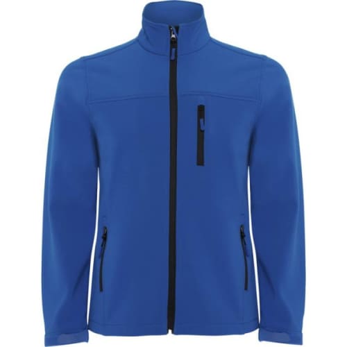 Branded Roly Antartida Men's Softshell Jacket in Royal Blue from Total Merchandise