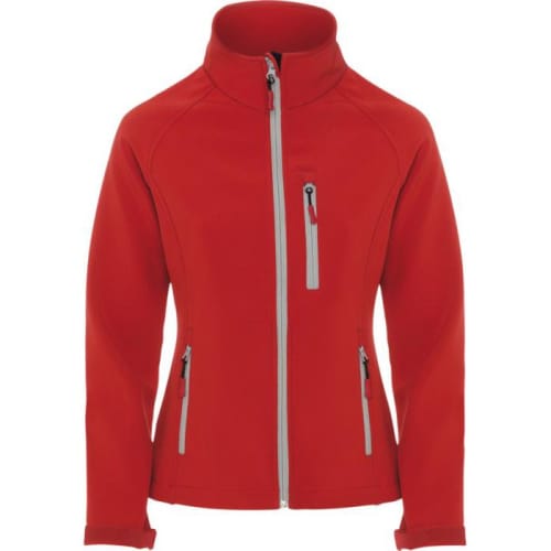 Logo branded Roly Antarida Women's Softshell Jackets from Total Merchandise