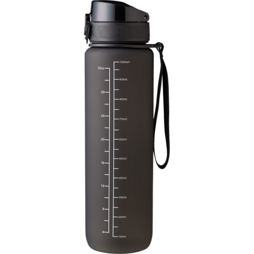 Branded Recycled Plastic Bottle with Time Markings with a design from Total Merchandise