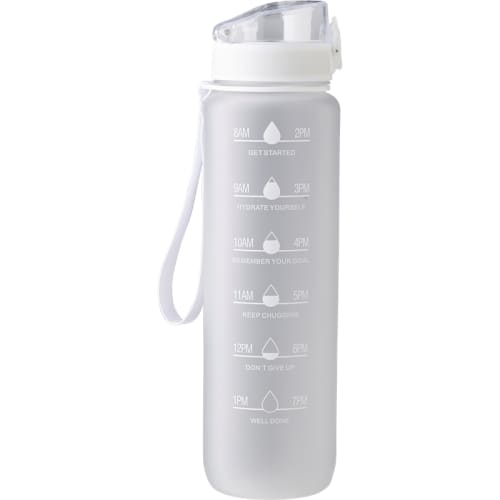 Custom Branded Recycled Plastic Bottle with Time Markings with a design from Total Merchandise