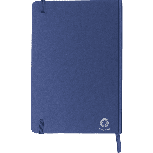 Logo printed A5 Recycled Carton Notebooks from Total Merchandise - back