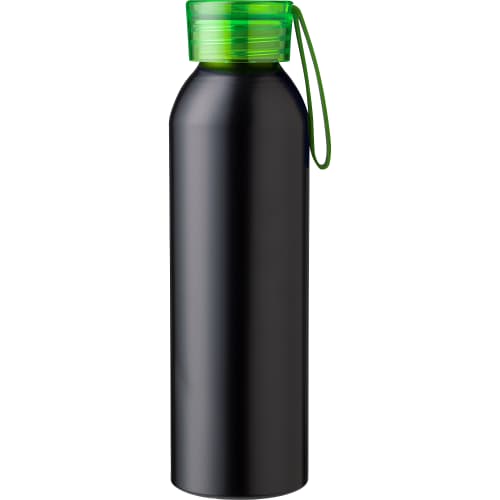 Custom branded 650ml Recycled Aluminium Water Bottle with a design from Total Merchandise