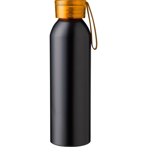 Promotional printed 650ml Recycled Aluminium Water Bottle with a design from Total Merchandise